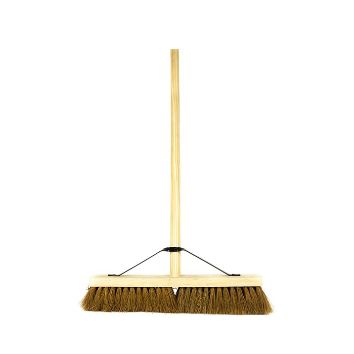 18" Coco Broom C/W Handle