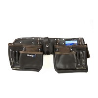 Premium Double Combi Tool Pouch Oil Tan Leather