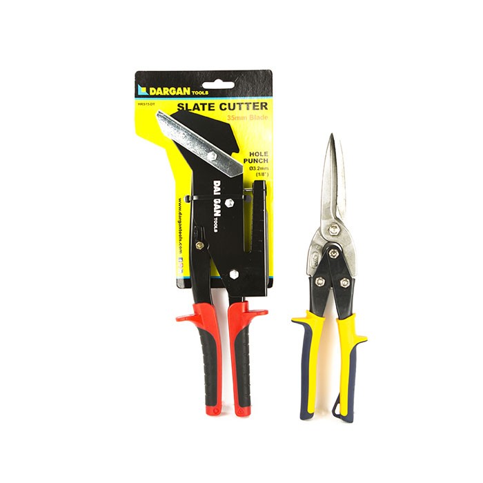 Pro Roof Set 2pcs (Slate Cutter & Aviation Snip)